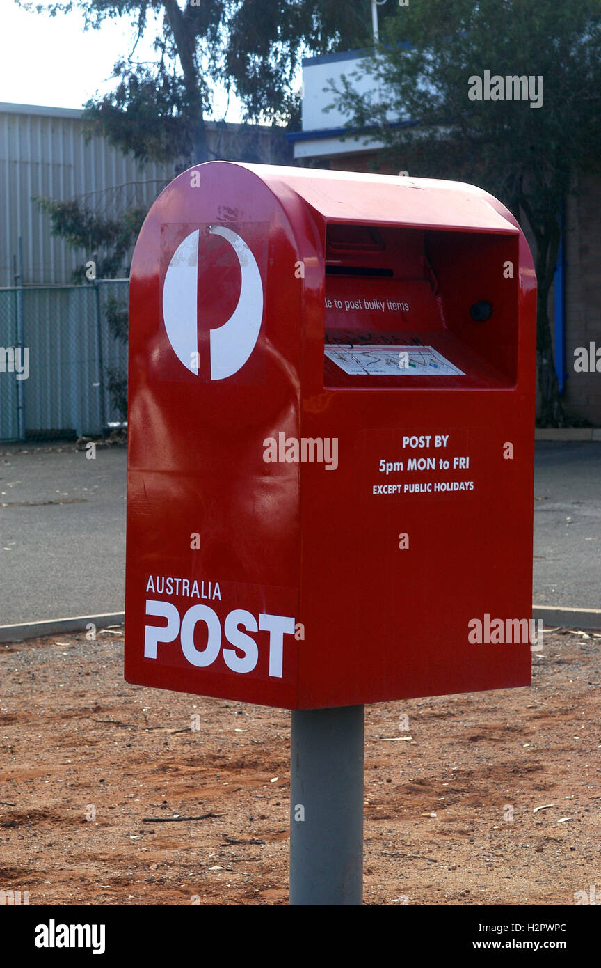 Australian post office box Stock Photo