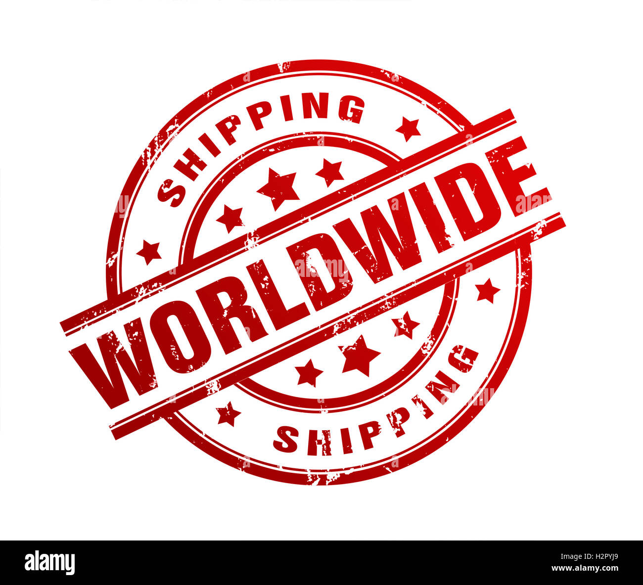 international shipping rubber stamp illustration Stock Photo Alamy