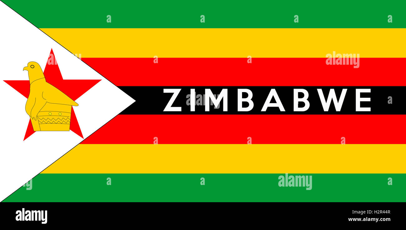 flag of Zimbabwe Stock Photo Alamy