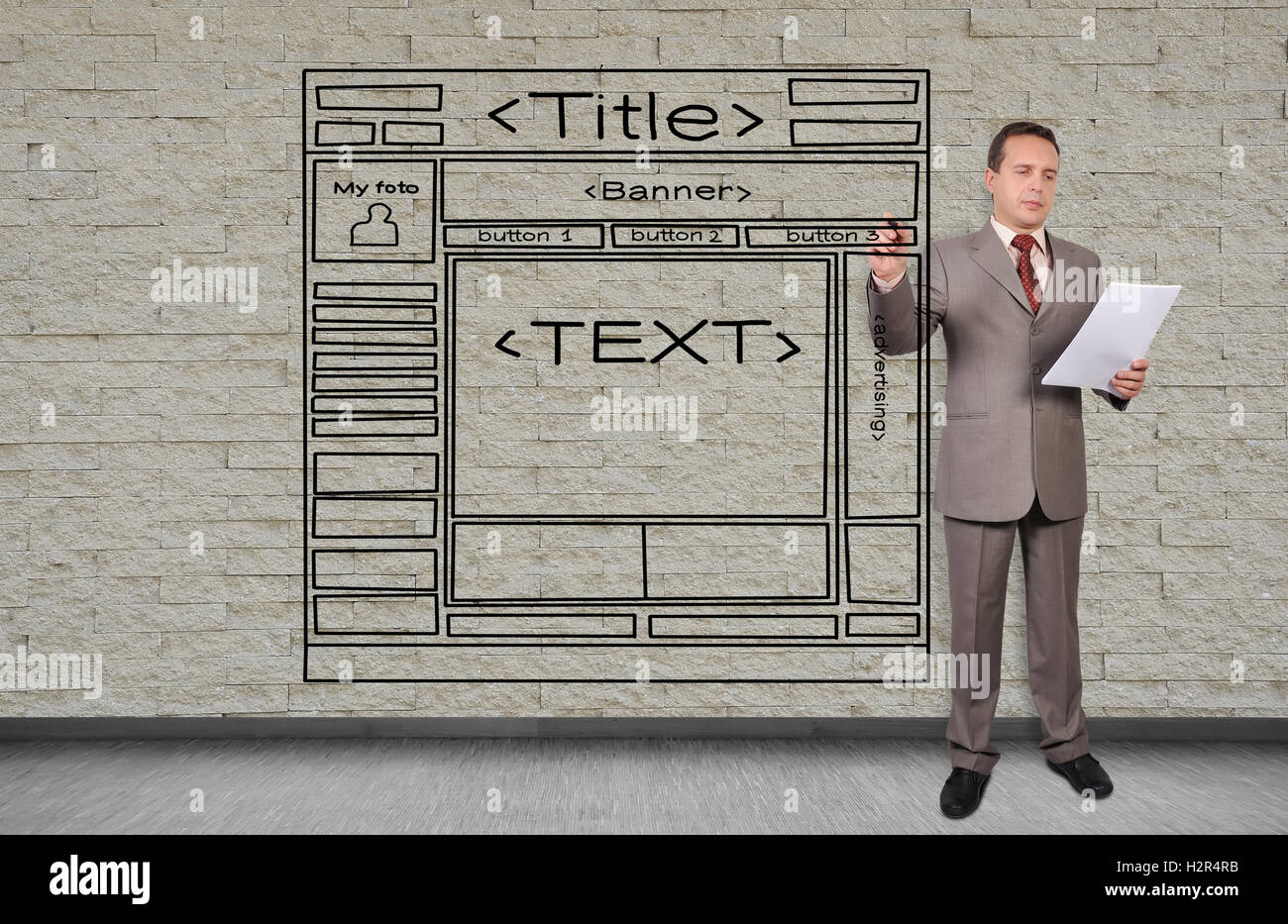 drawing template website Stock Photo Alamy