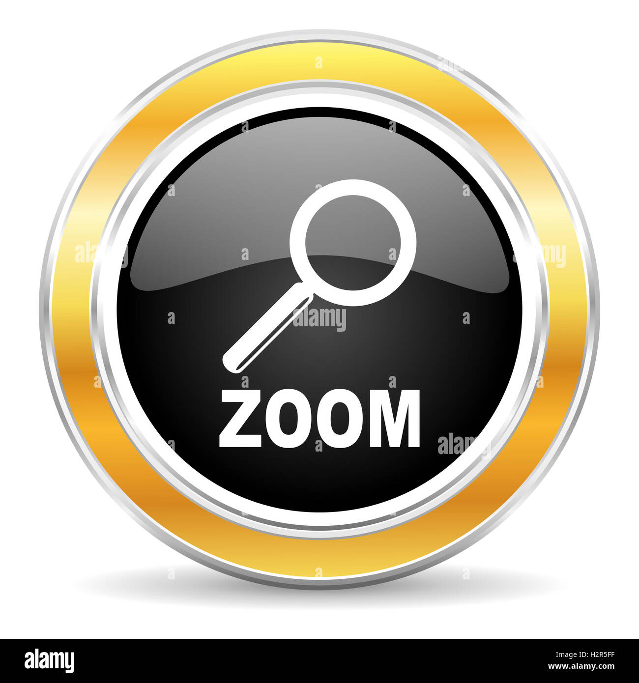 zoom icon Stock Photo