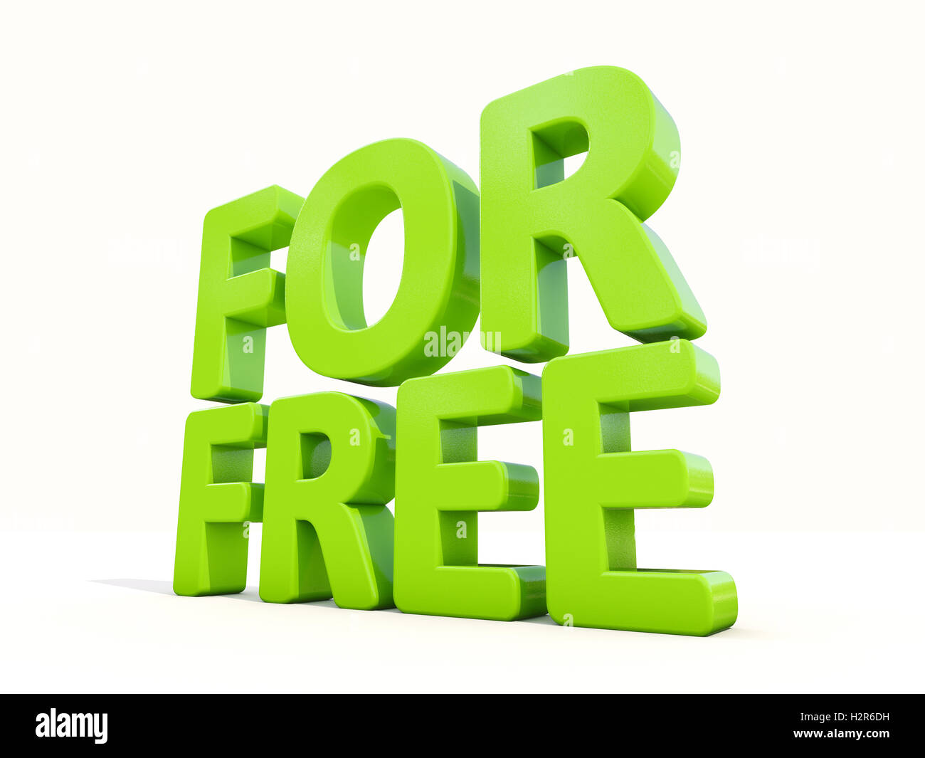 3d words for free Stock Photo