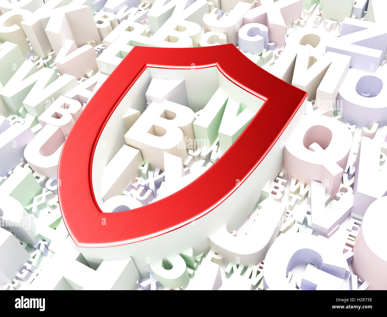 Protection concept: Contoured Shield on alphabet background Stock Photo ...