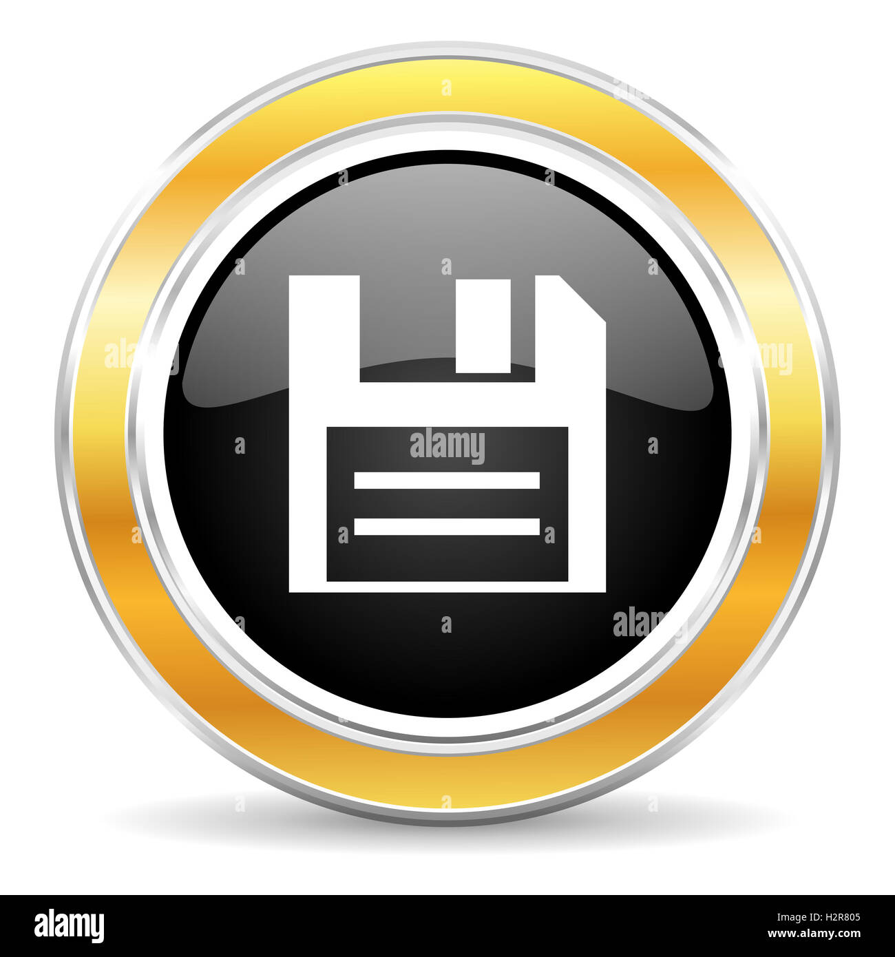 disk icon Stock Photo