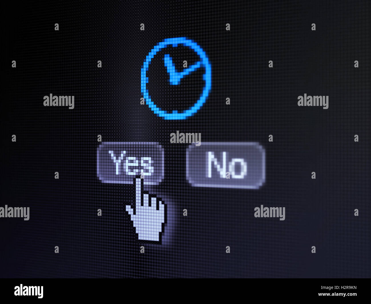 Timeline concept Clock on digital computer screen Stock Photo Alamy