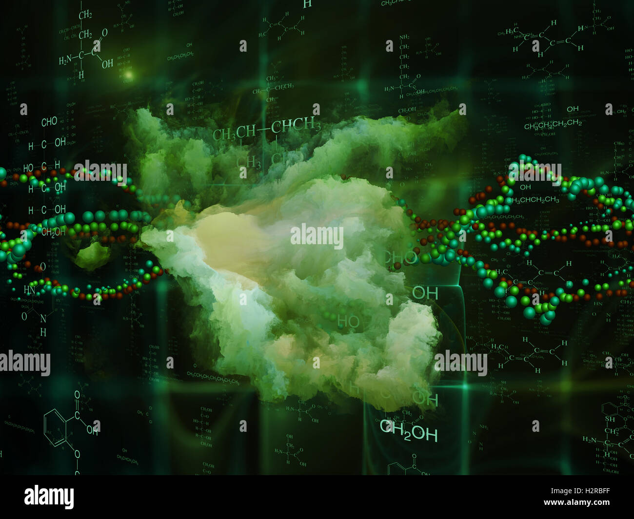 Chemistry Background Stock Photo