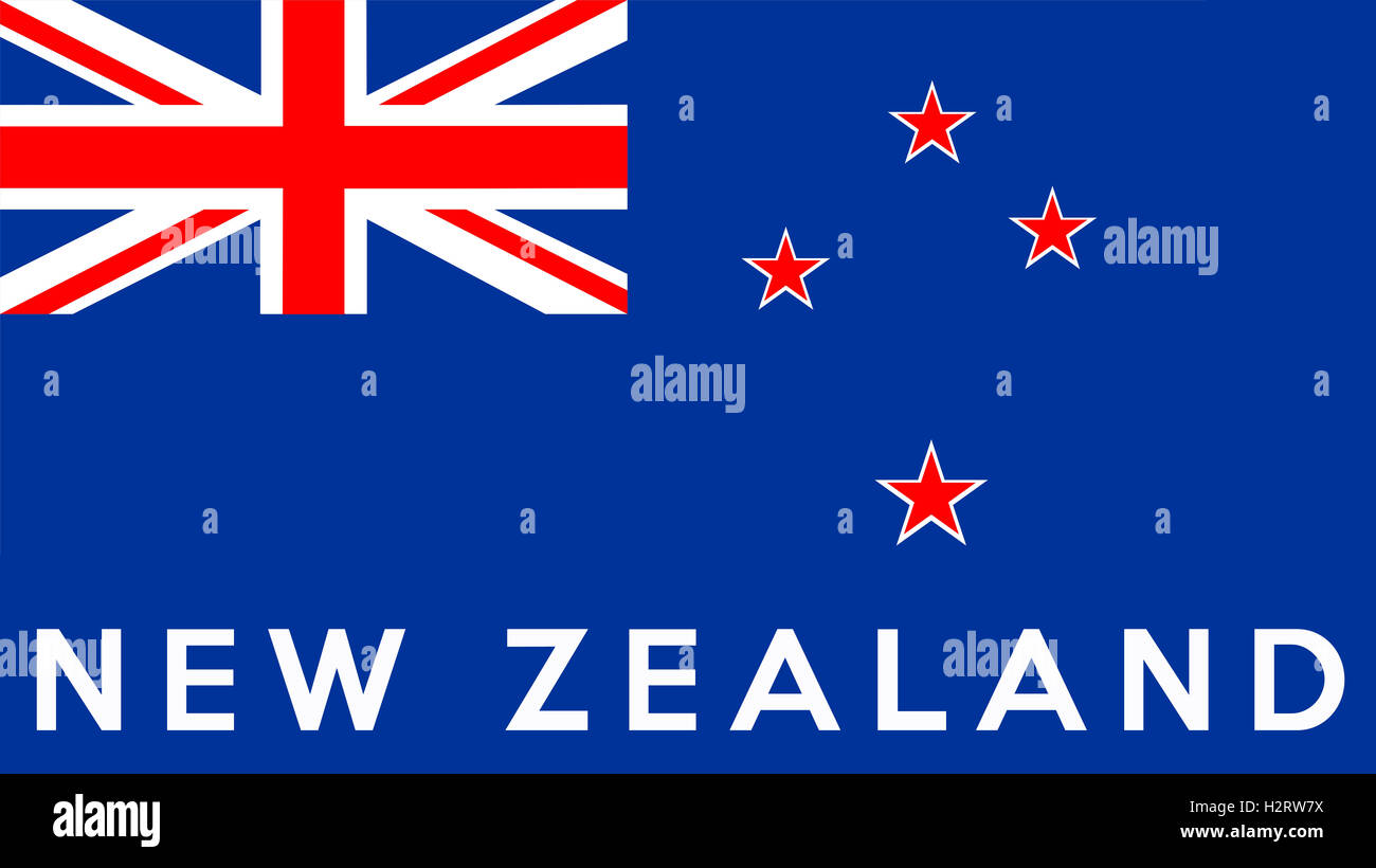 flag of New Zealand Stock Photo Alamy