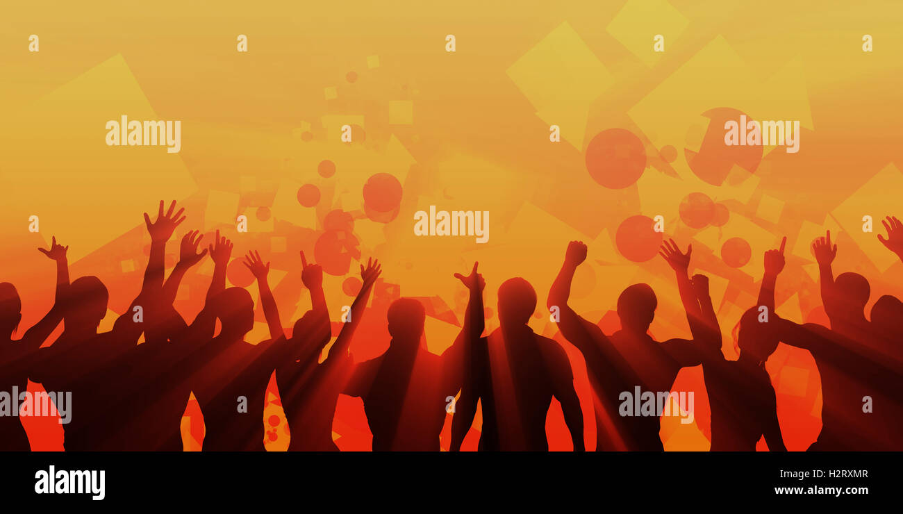 Company Dinner and Dance Event as a Background Stock Photo - Alamy