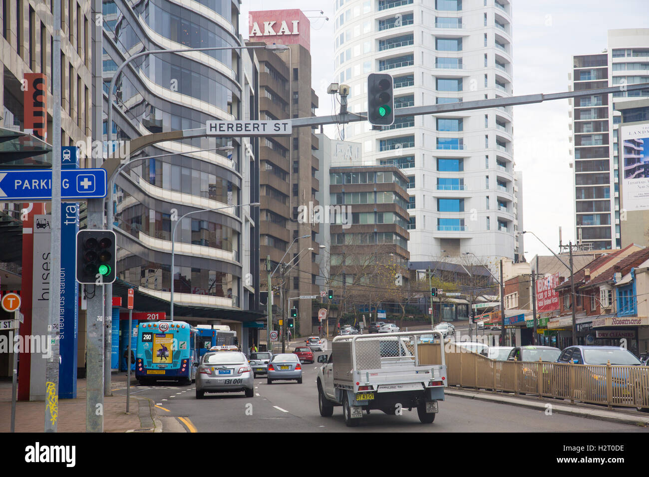 St Leonards centre in North Sydney,Australia Stock Photo Alamy