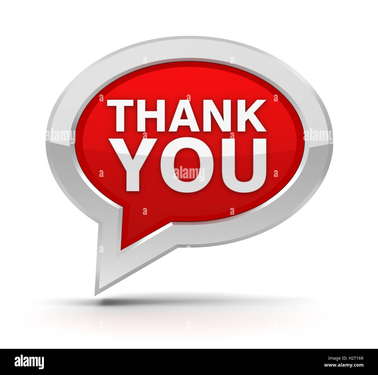 thank you concept 3d illustration Stock Photo - Alamy