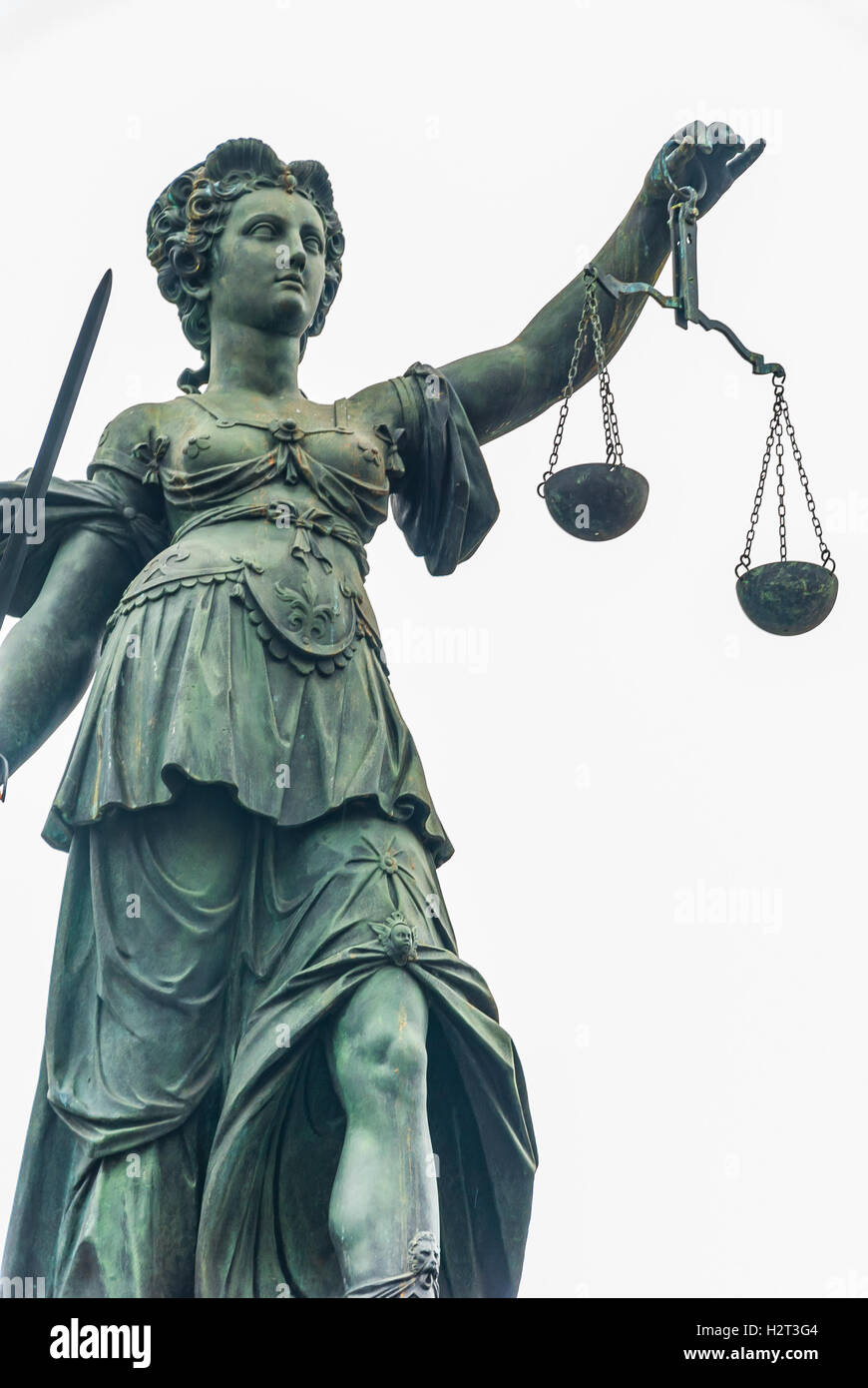 Justitia monument Frankfurt Stock Photo 122231540 Alamy