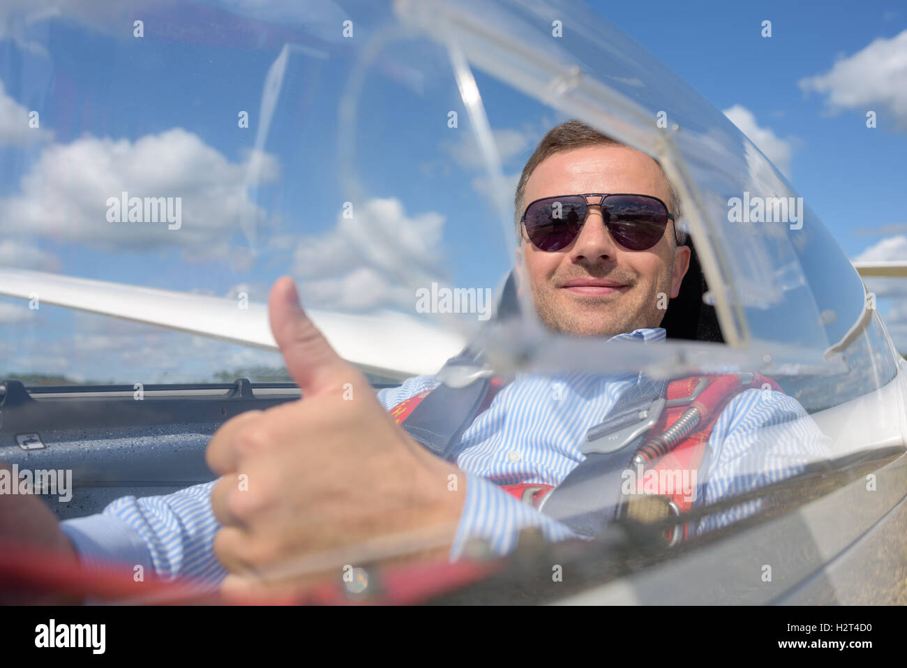 signal from the glider Stock Photo Alamy
