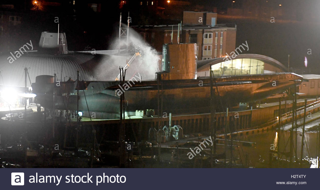 Filming Transformers Last Knight Gosport High Resolution Stock