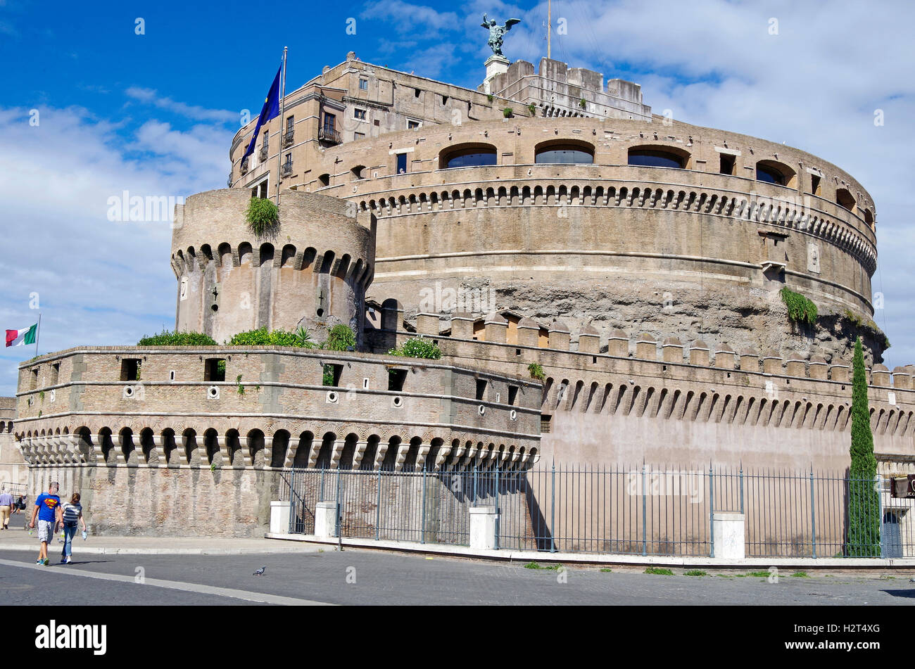 Rome Italy Castel Sant Angelo, Hadrian's Mausoleum Stock Photo - Alamy