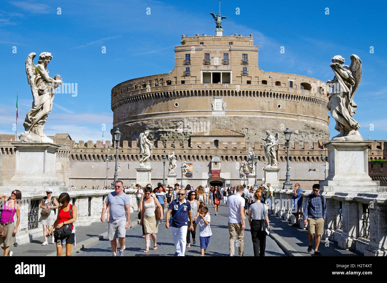 Rome Italy Castel Sant Angelo, Hadrian's Mausoleum Stock Photo - Alamy