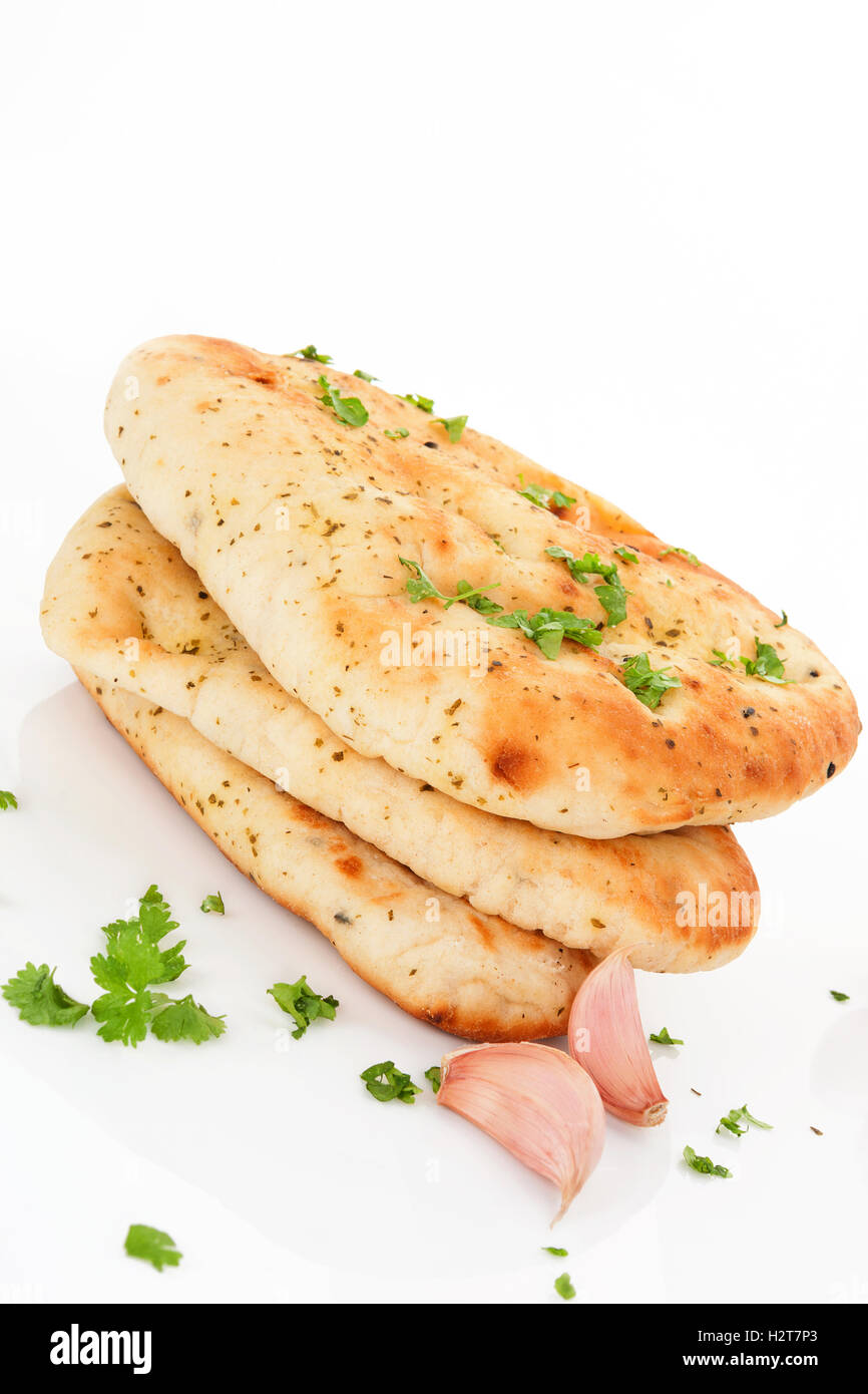 Delicious naan flatbread Stock Photo Alamy