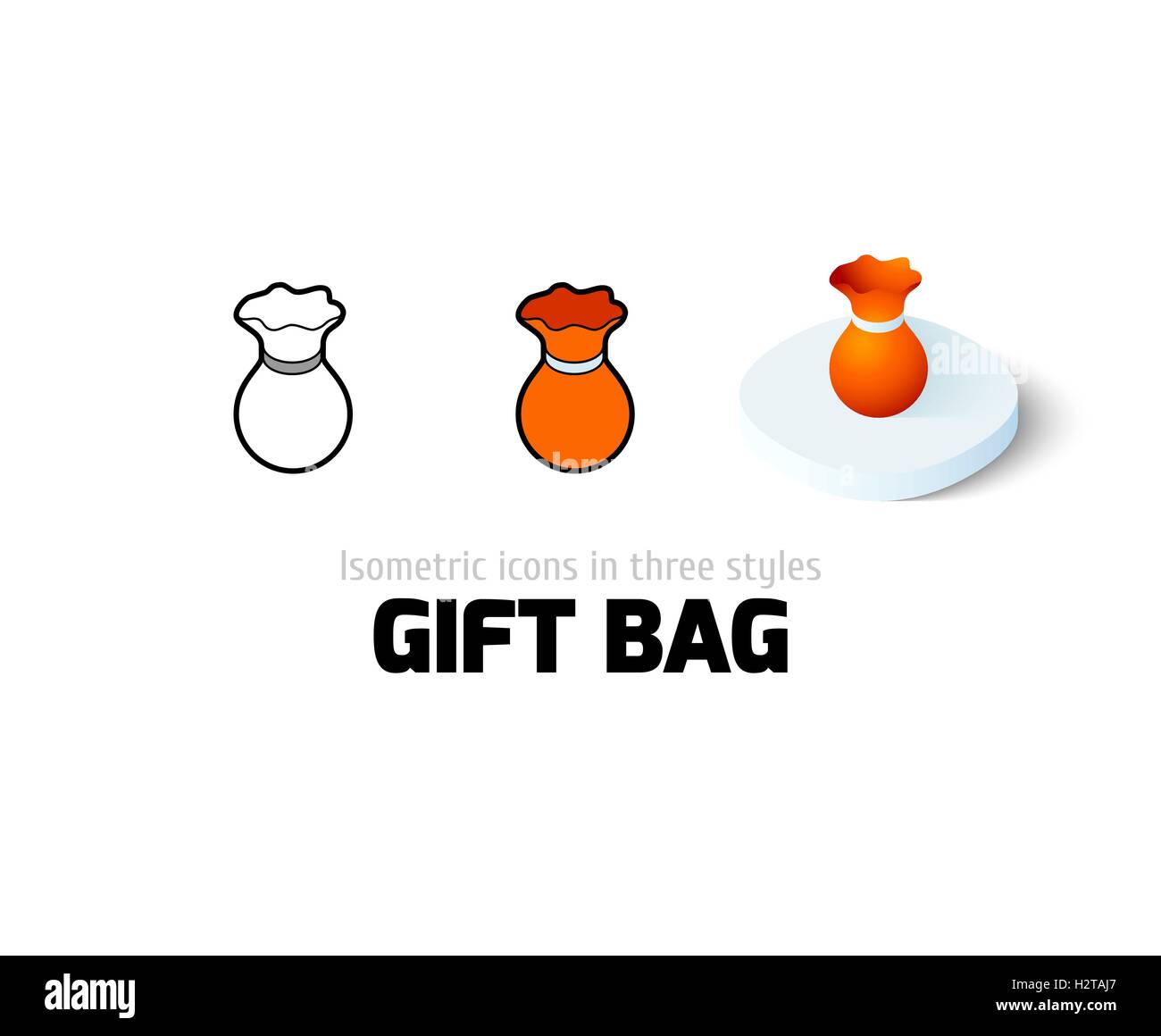 Gift bag white background Stock Vector Images - Alamy