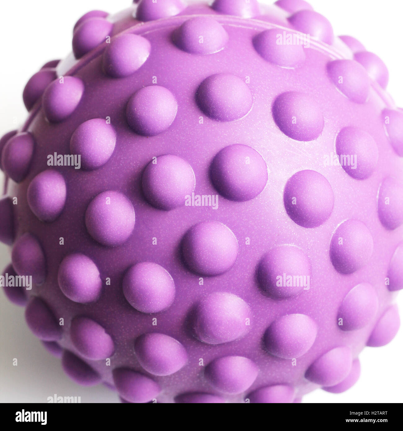 Rubber sensory ball of bright color isolated on white Stock Photo Alamy