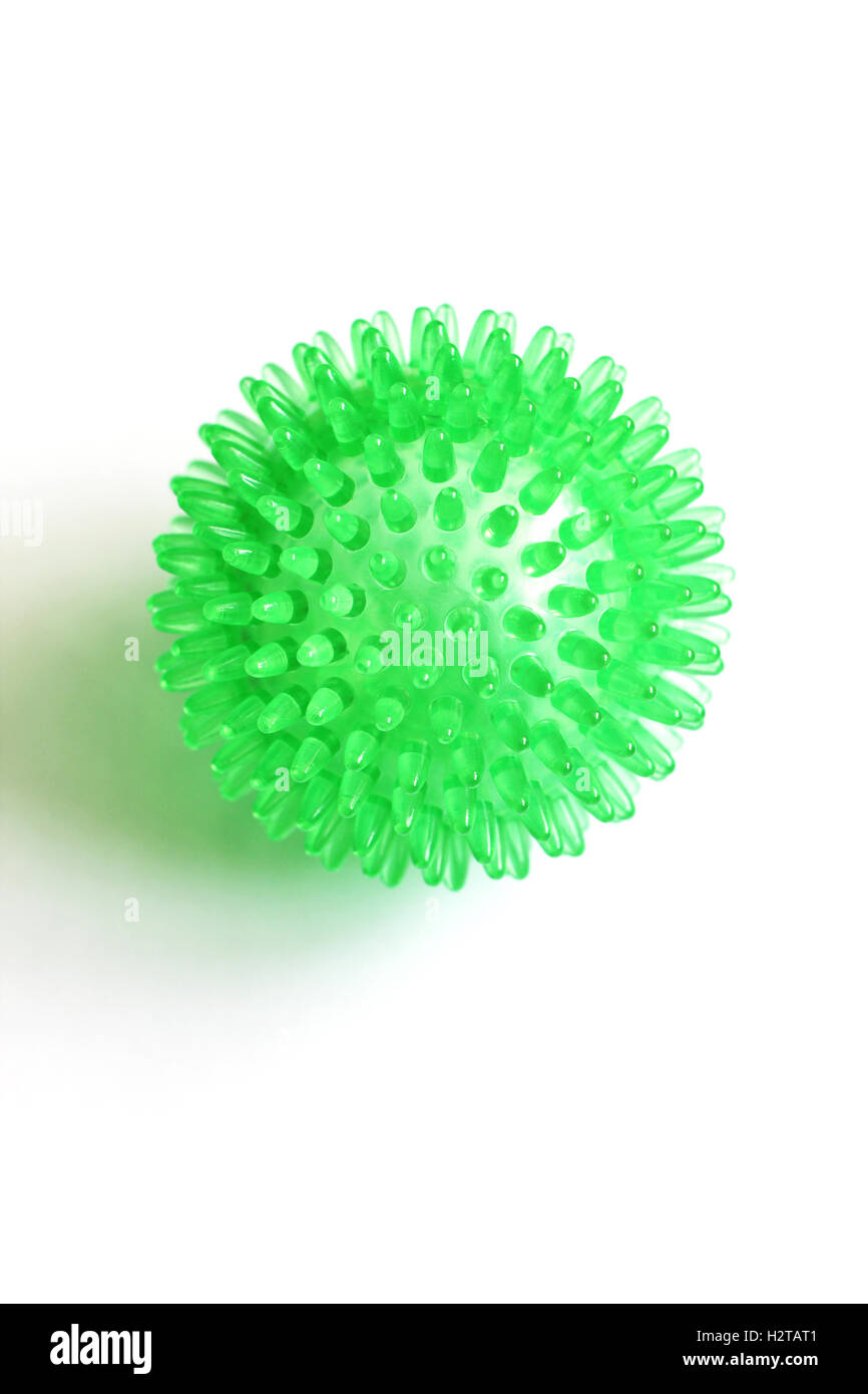 Rubber sensory ball of bright color isolated on white Stock Photo Alamy