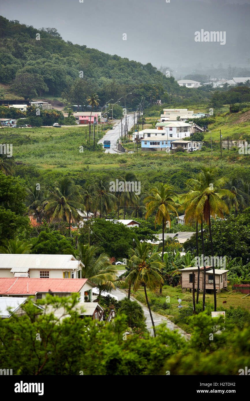 Barbados St Andrews houses typical small village in the Scotland ...