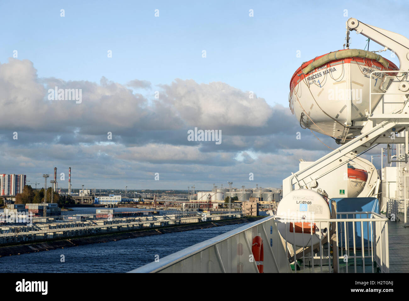 Port of St. Petersburg, Russia Stock Photo - Alamy