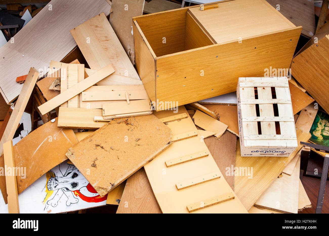lumber storage to recycle,recycling center Stock Photo Alamy