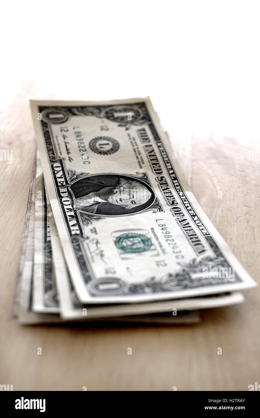 Money 100 dollar bills on white hi-res stock photography and images - Alamy