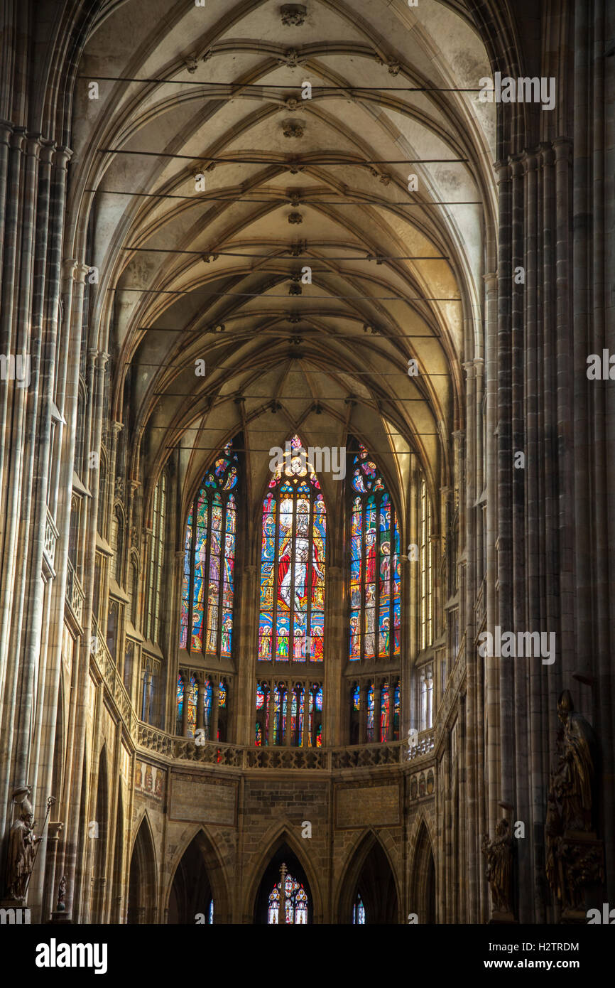 St. vitus cathedral interior hi-res stock photography and images - Alamy