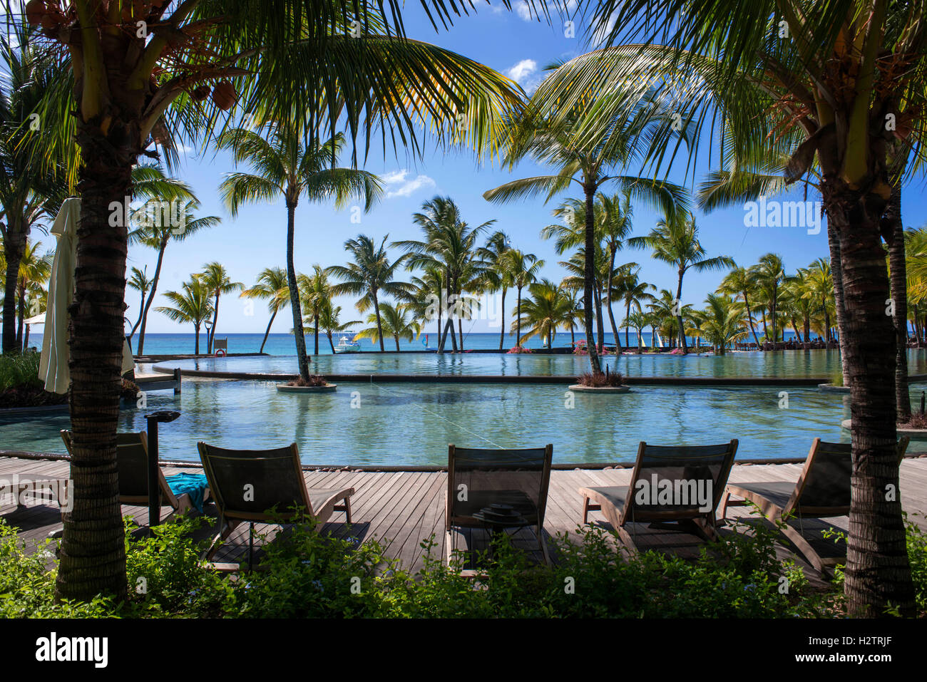 Pol of Trou aux Biches Hotel and Resort, Mauritius, Mascarenes, Indian Ocean Stock Photo