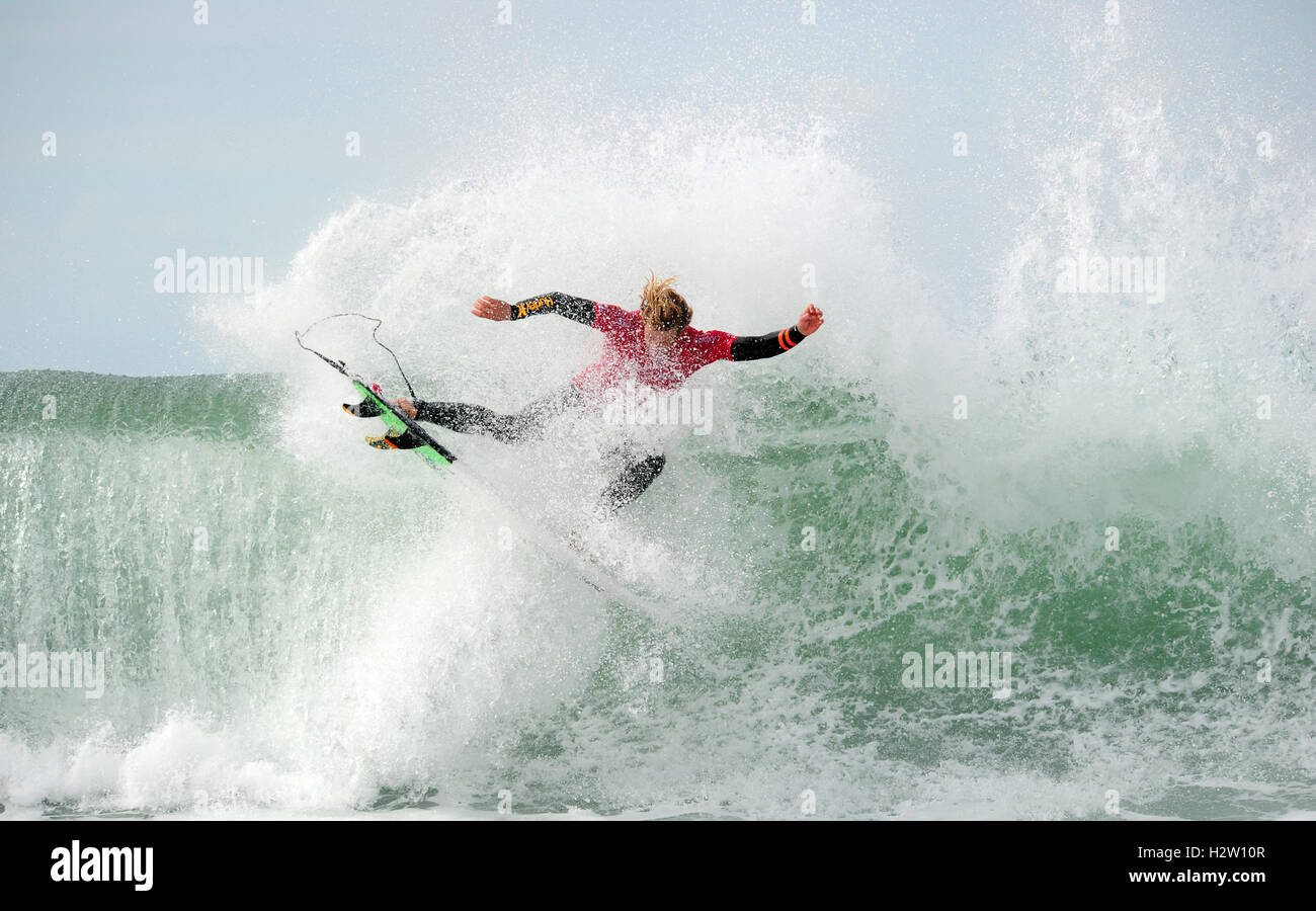 Australian surfer Mick Fanning wins the WSL JBay Open in Jeffrey's Bay