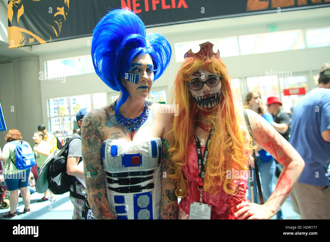 Comic-Con International: San Diego - Day 2  Featuring: Cosplayers Where: San Diego, California, United States When: 22 Jul 2016 Stock Photo
