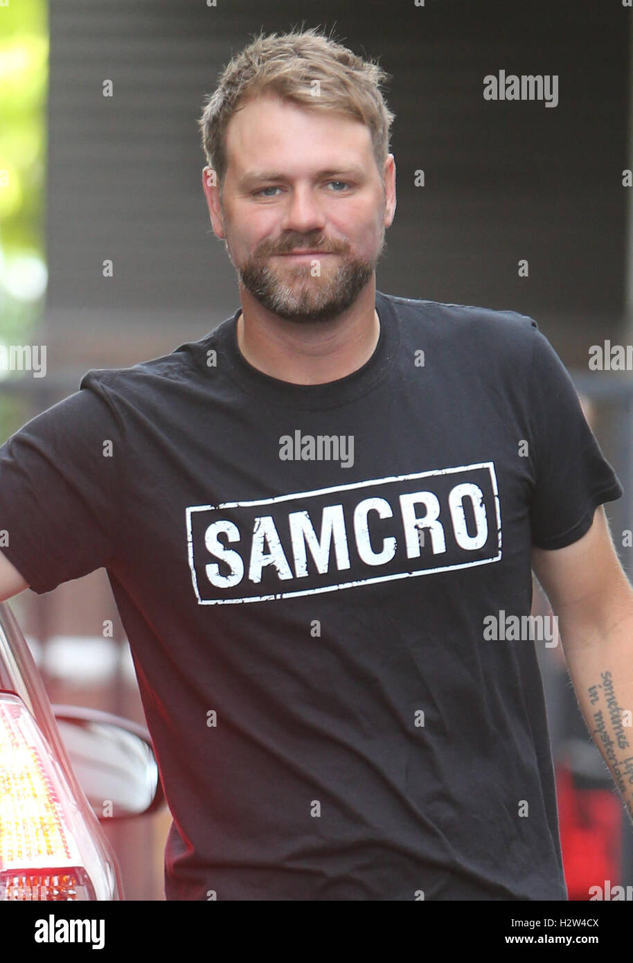 Brian McFadden outside ITV Studios Featuring Brian McFadden Where