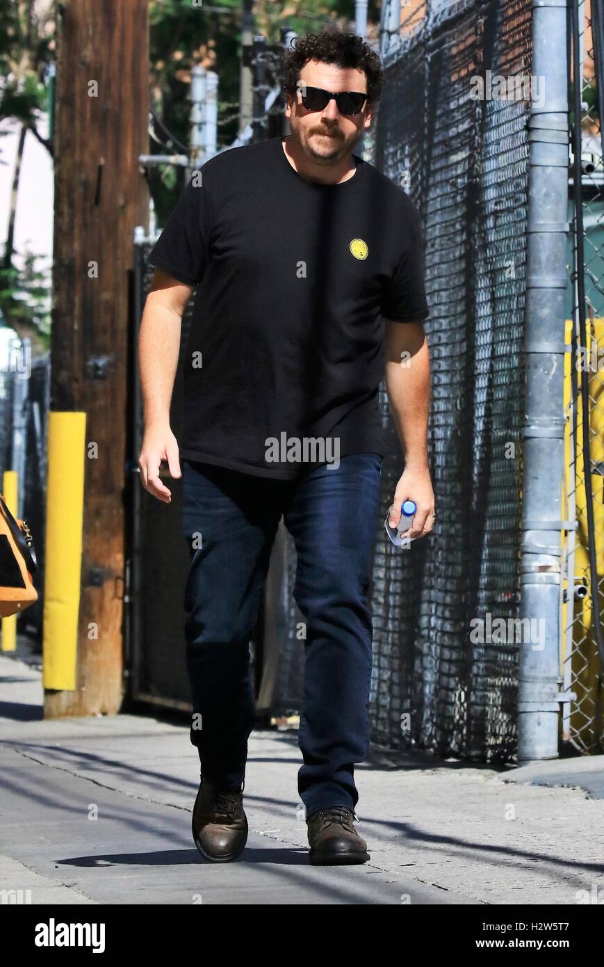 Celebrities outside the 'Jimmy Kimmel Live!' studios  Featuring: Danny McBride Where: Los Angeles, California, United States When: 26 Jul 2016 Stock Photo