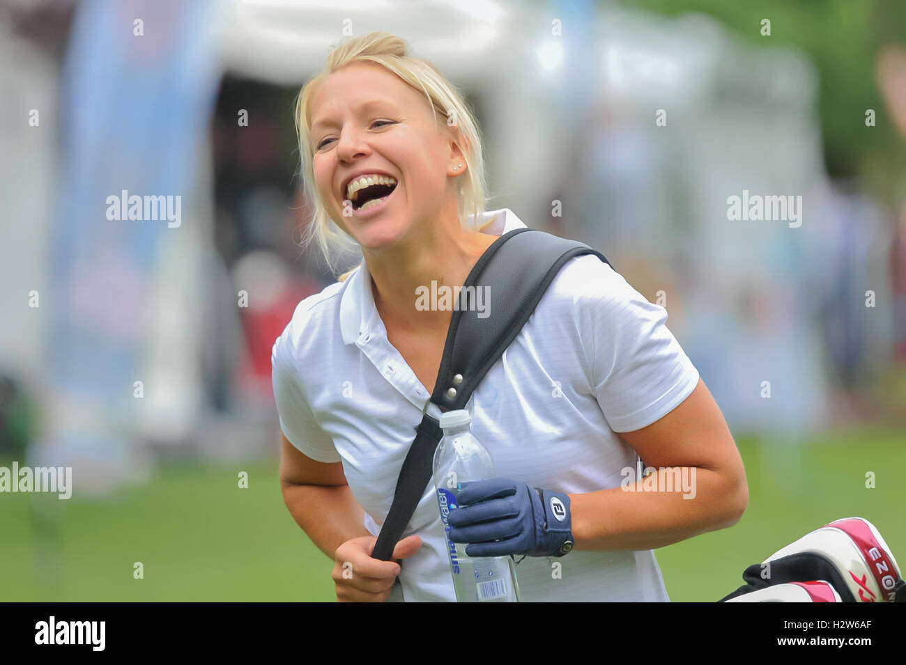 Farmfoods 83rd British Par 3 Championship  Featuring: Gail Emms MBE Where: Berkswell, United Kingdom When: 26 Jul 2016 Stock Photo