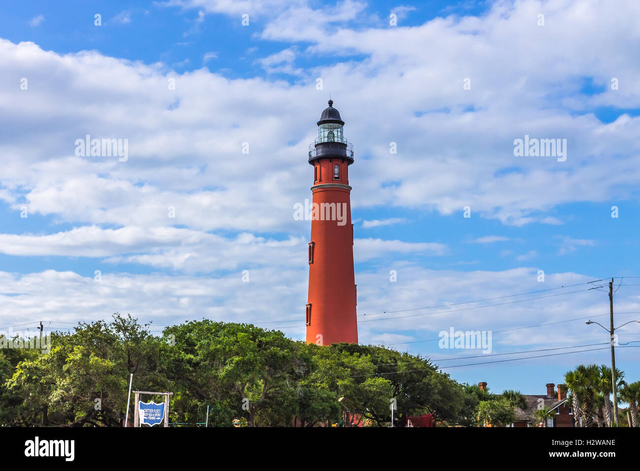 Ponce De Leon Inlet Lighthouse Daytona Beach Stock Photo Alamy