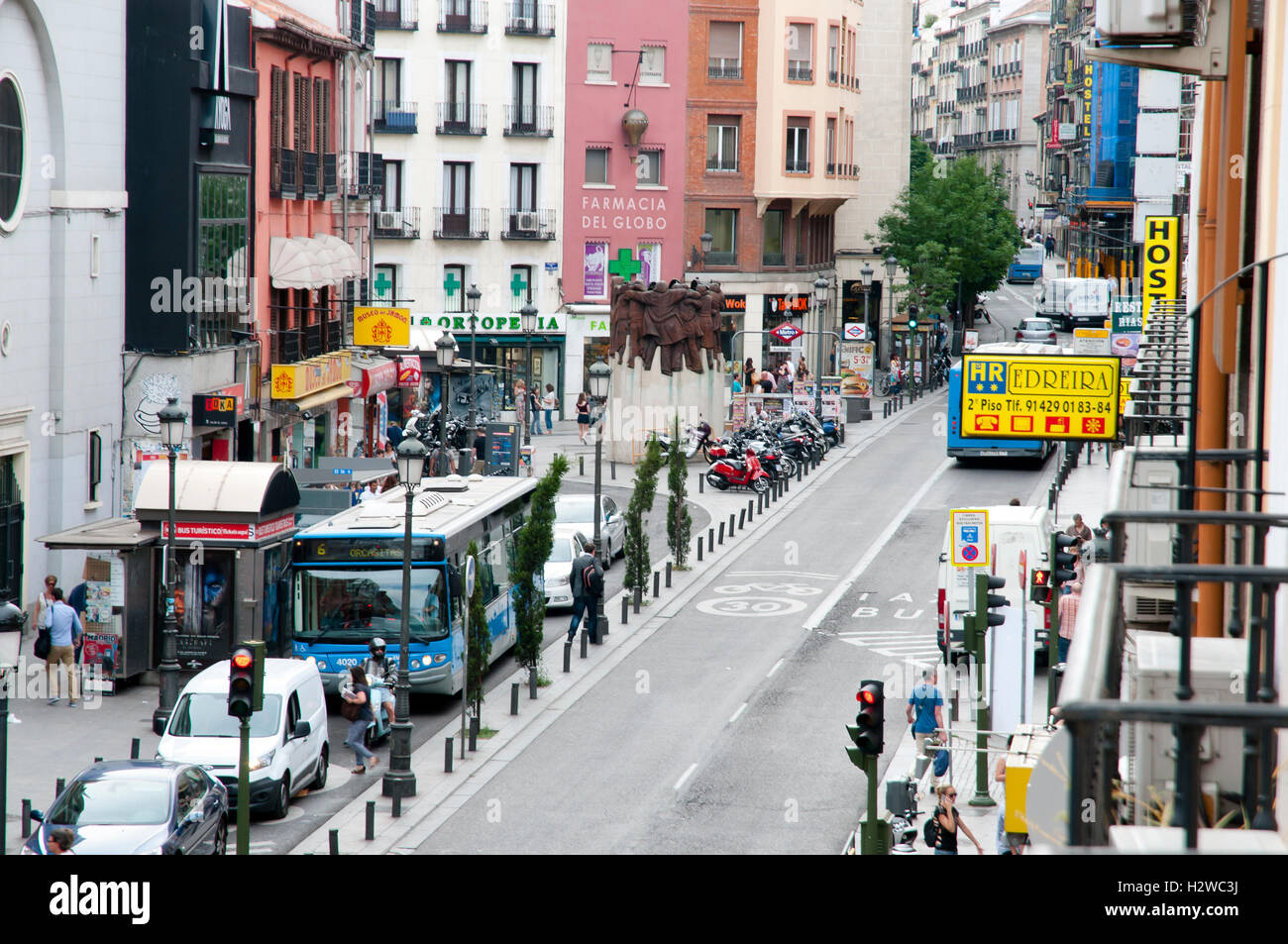 Atocha street Madrid Spain Stock Photo Alamy