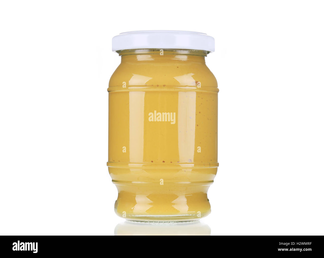 Mustard glass bottle Stock Photo Alamy