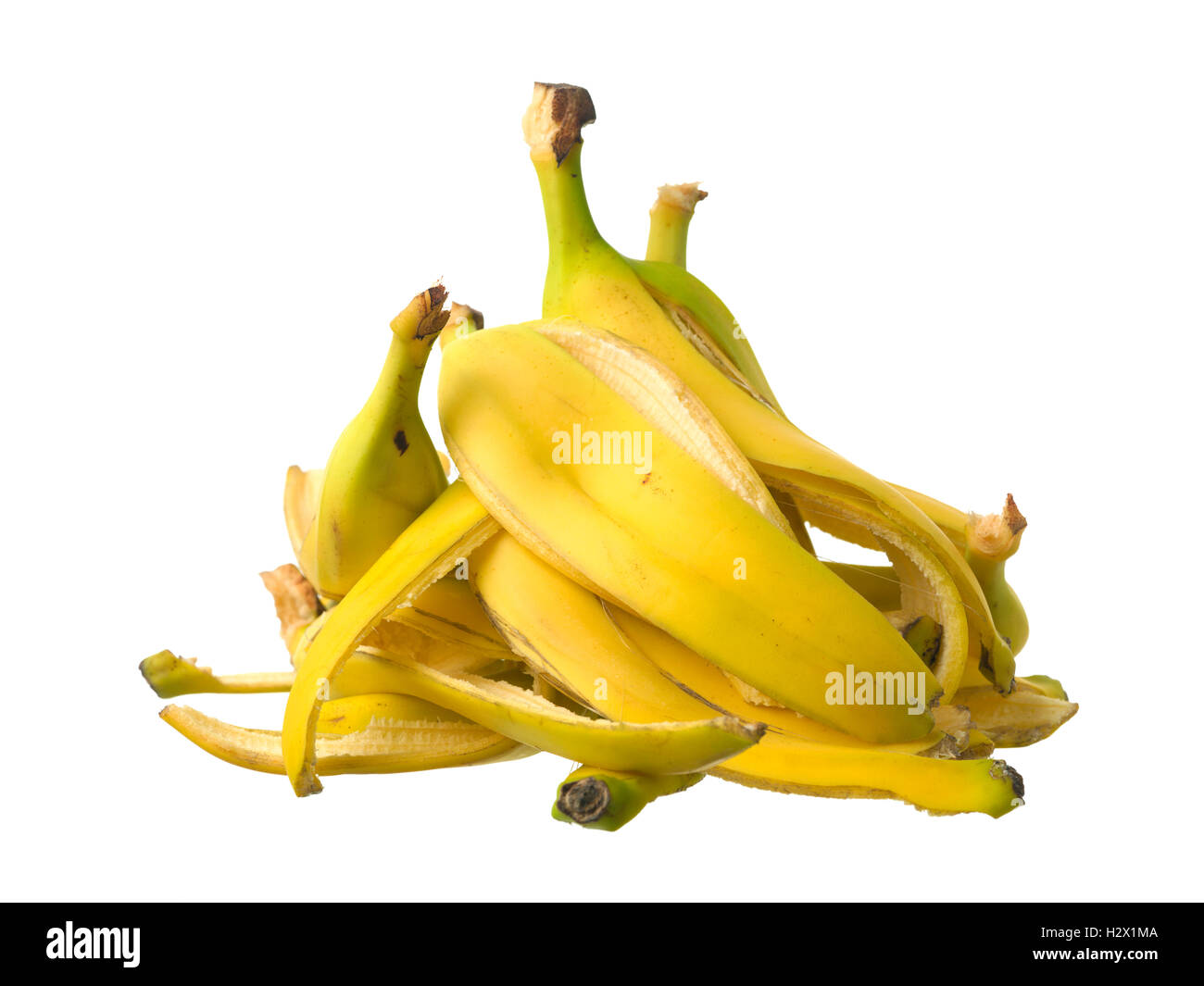 Stack of Banana skin Stock Photo Alamy