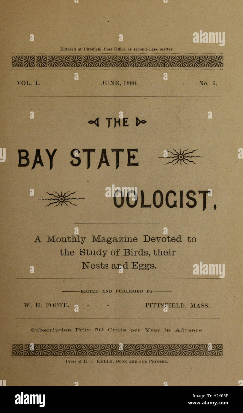 The Bay State oologist BHL435 Stock Photo Alamy