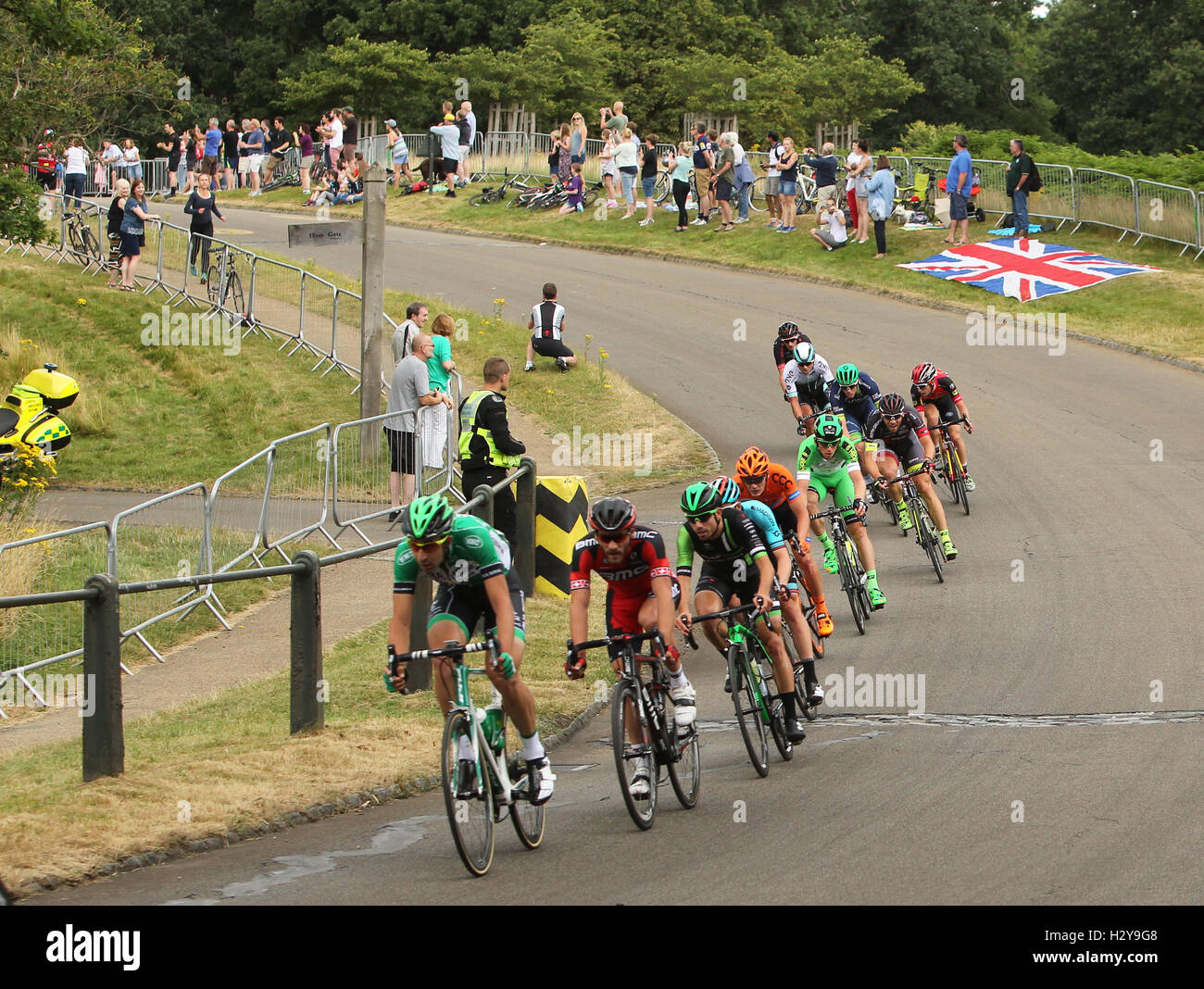 Thames Ridelondon Prudential RideLondon - Surrey Classic Featuring: Atmosphere Where ...