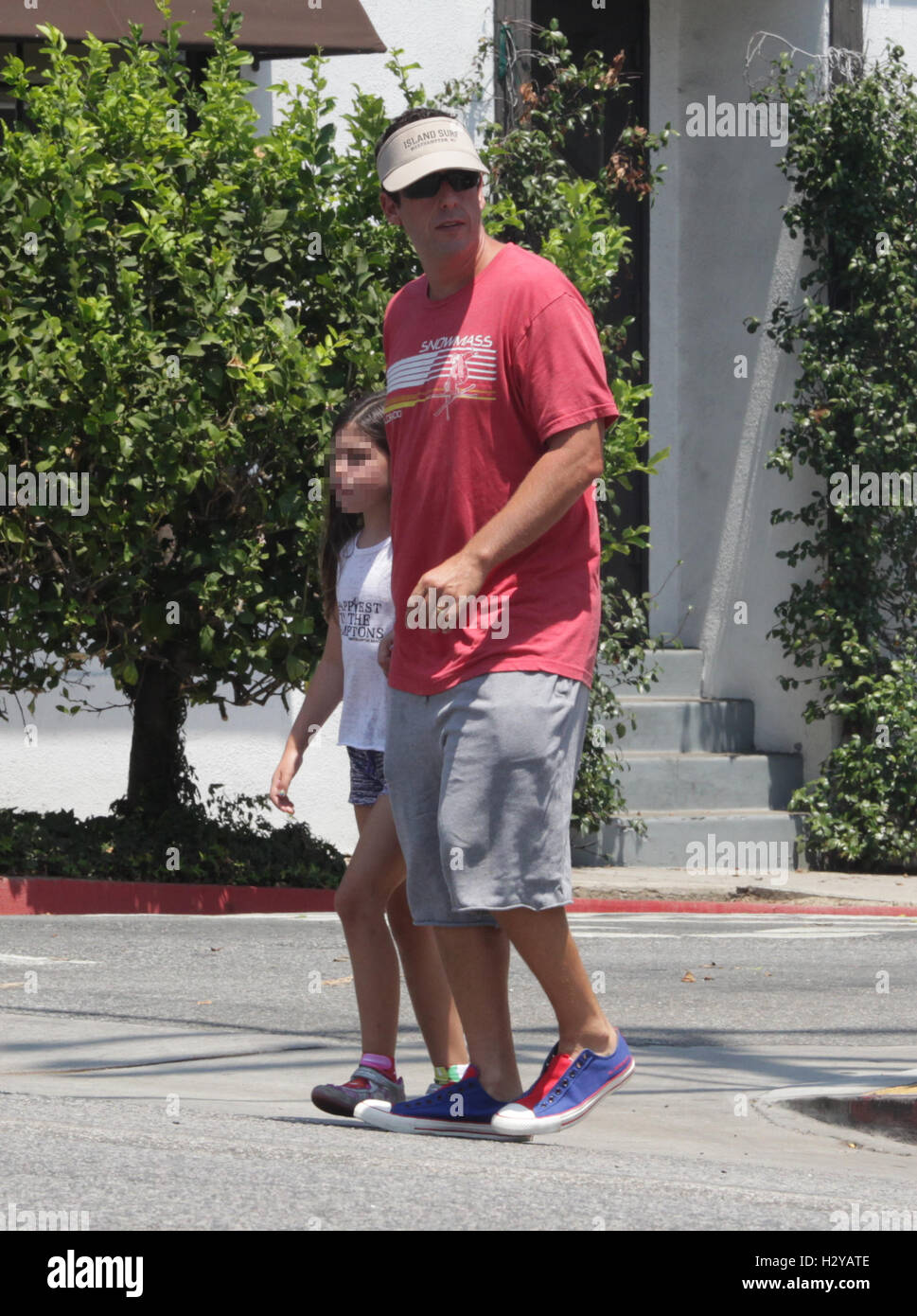 Adam Sandler gets lunch with his daughter Sadie Madison Sandler at La