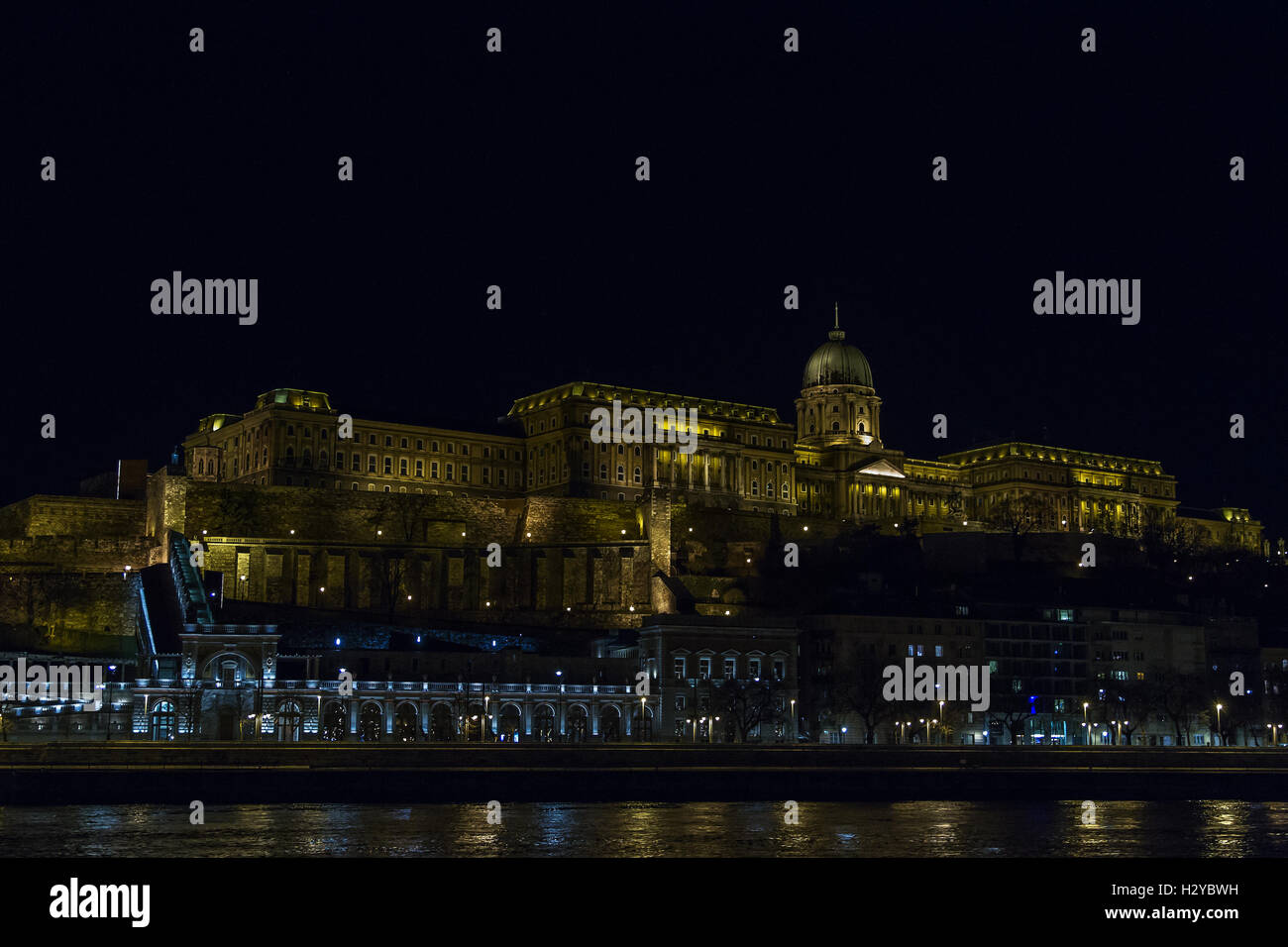 Buda Castle or Royal Palace in Budapest, Hungary Stock Photo - Alamy