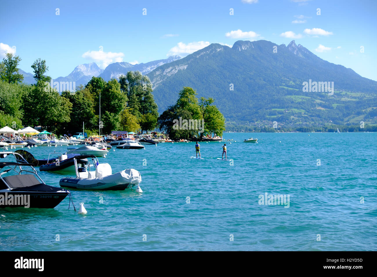 Veyrier du Lac, Haute-Savoie department, Rhone-Alpes region, France Stock Photo