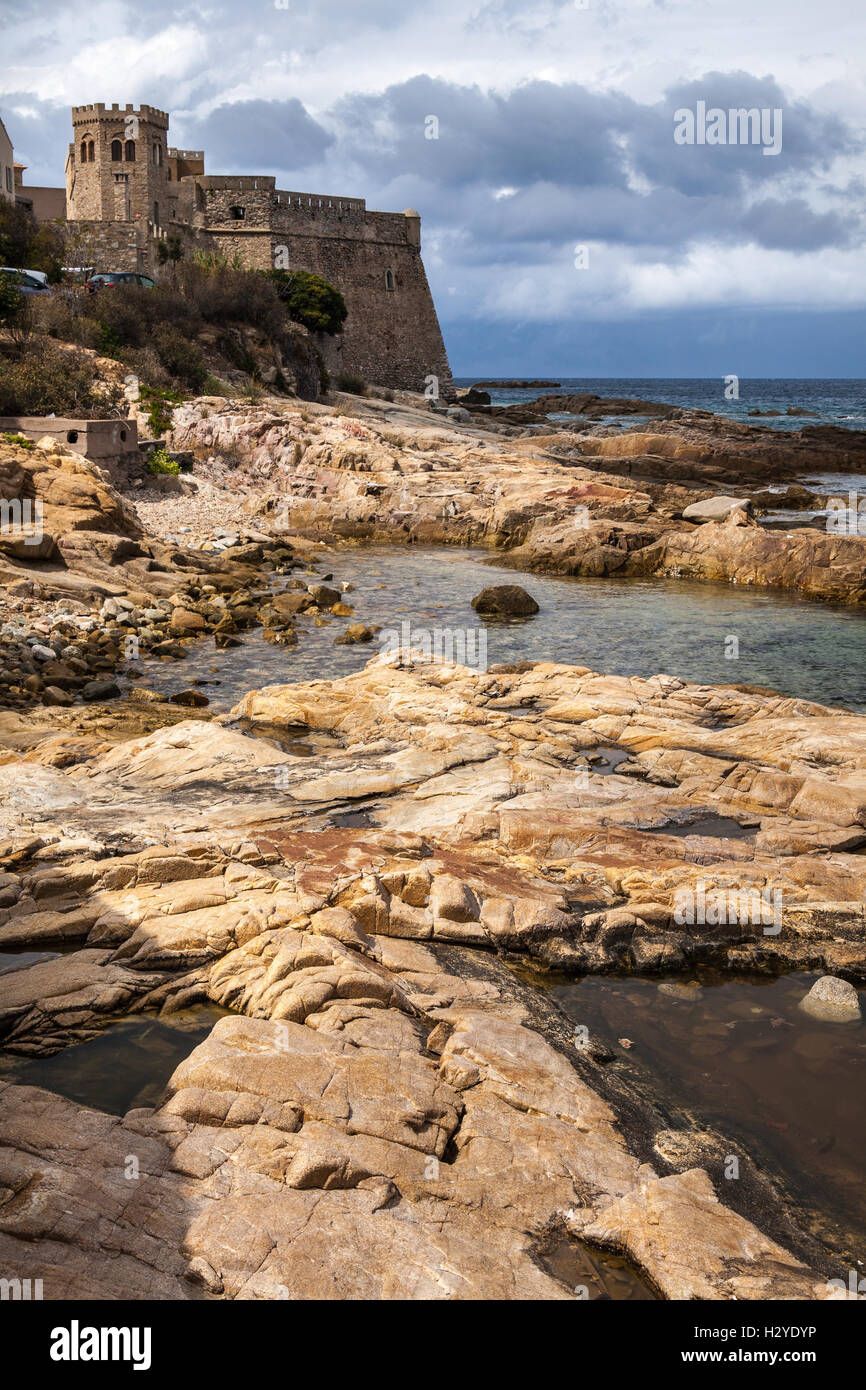 Algajola, Corsica Stock Photo
