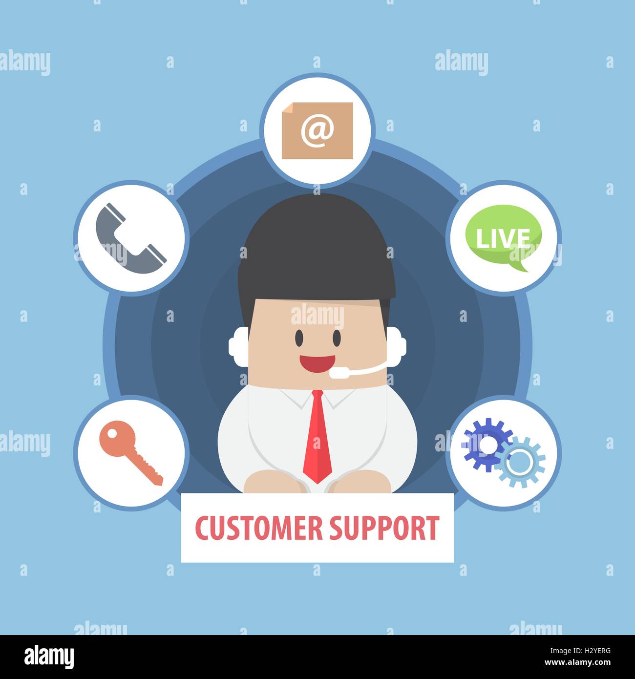 Communication centre stock vector images alamy