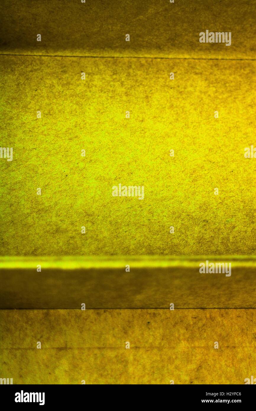 Inside of green cardboard box Stock Photo Alamy