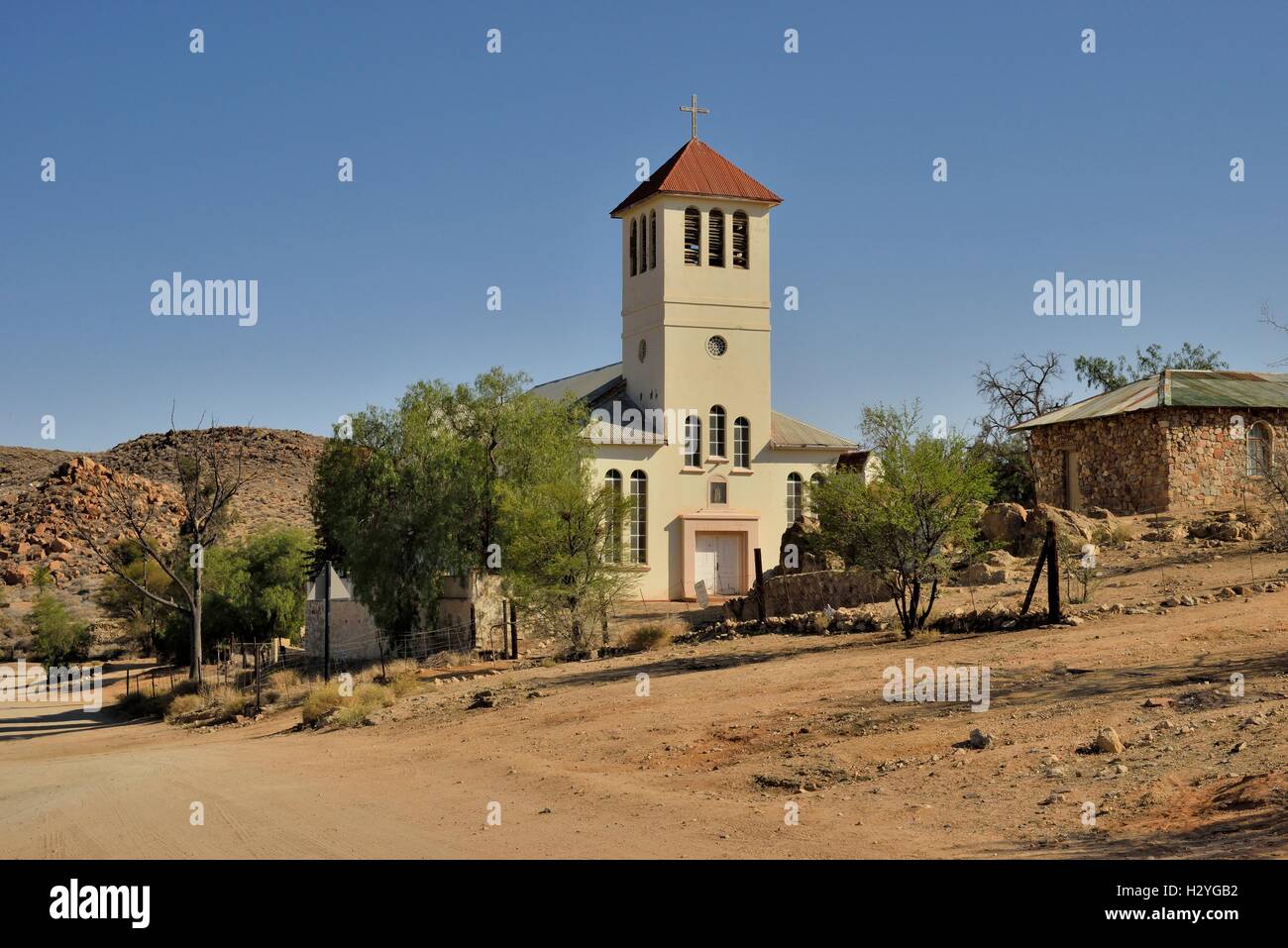 Church of Aus, Karas Region, Namibia Stock Photo