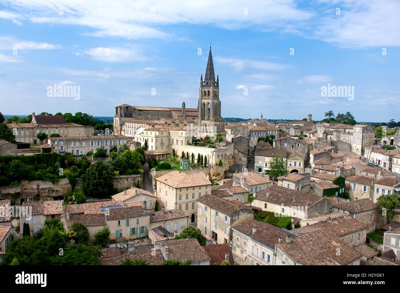 Saint Emilion, Gironde, France, Europe Stock Photo