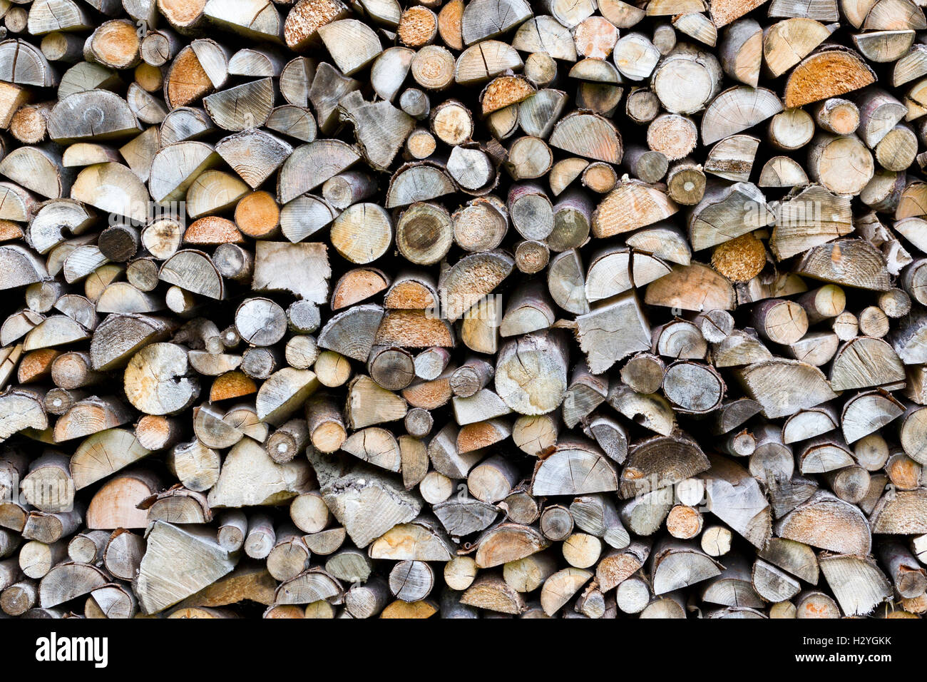 Stack of firewood Stock Photo Alamy