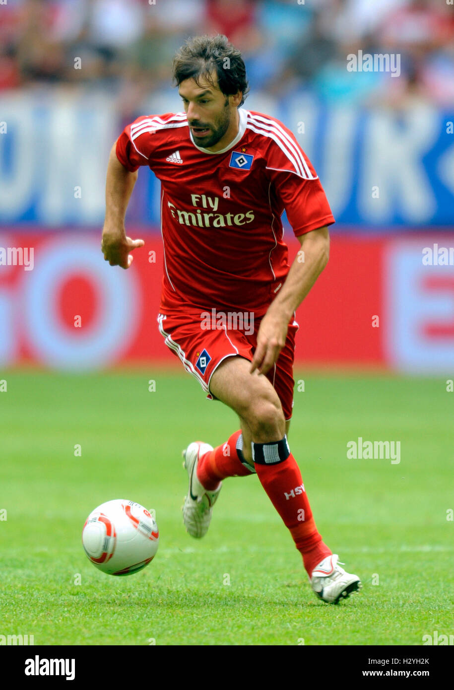Football player Ruud van Nistelrooy, Liga total Cup 2010, League total Cup, match for third place between Hamburger SV and FC Stock Photo